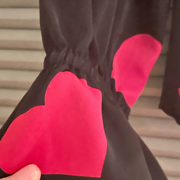 Studio Park x Shawn Killinger Women’s Woven Long Sleeve Black Heart Top Large - Picture 5 of 10